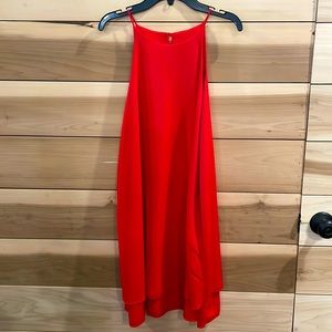 Red Lily Rain Party Dress